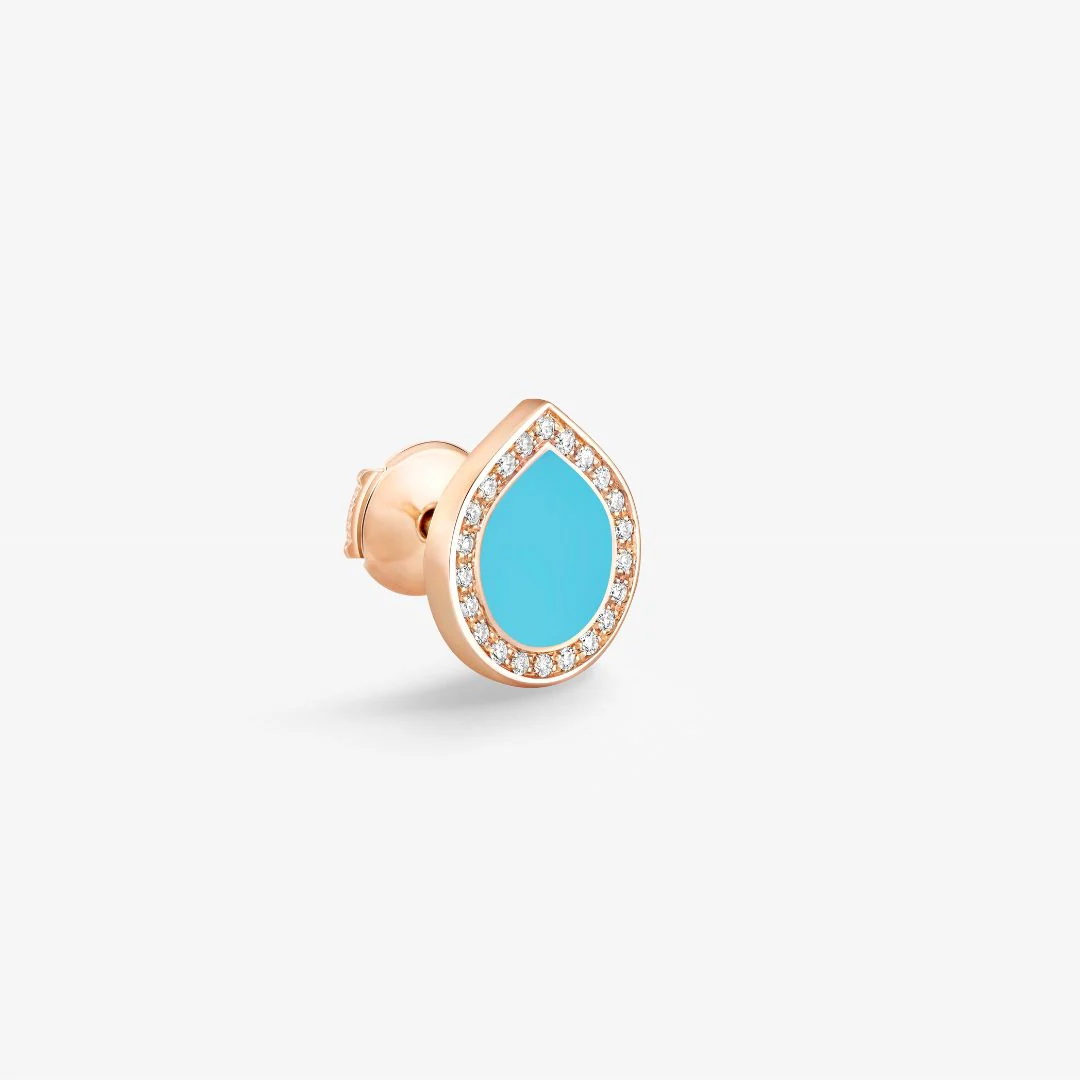 Antifer Turquoise stud earring