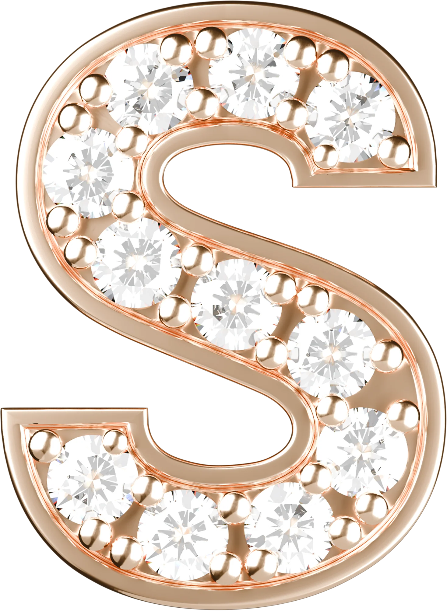 Letters Pink Gold Perso - Image 37