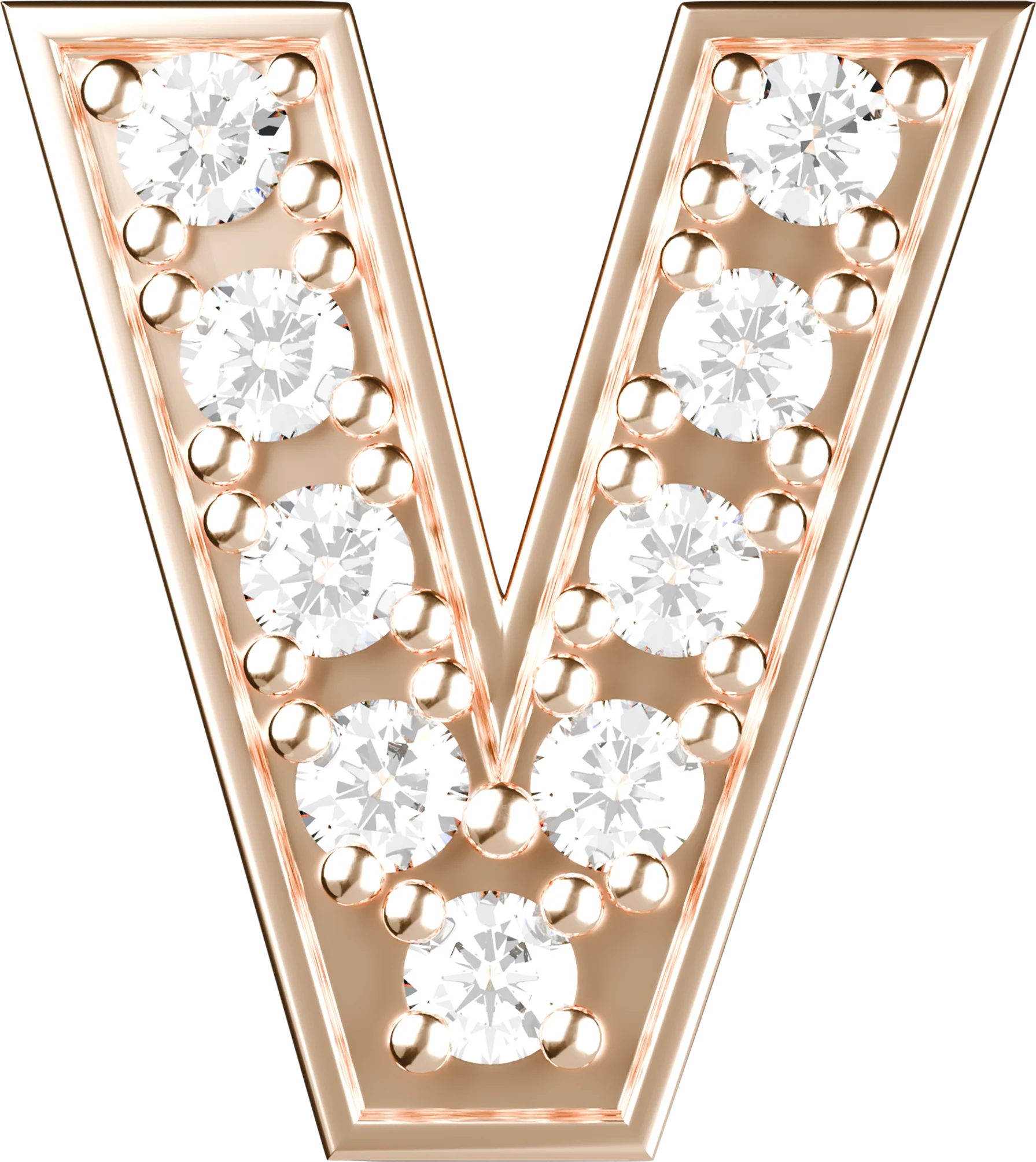 Letters Pink Gold Perso - Image 43