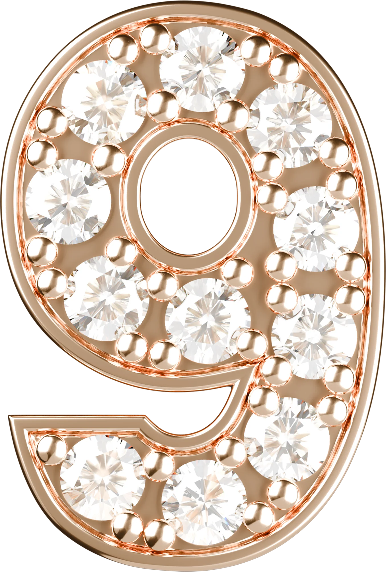 Letters Pink Gold Perso - Image 71